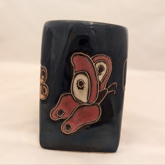 Beautiful Ceramic Crafted Butterfly Mug - Design by Mara Mexico - Picture 2 of 4